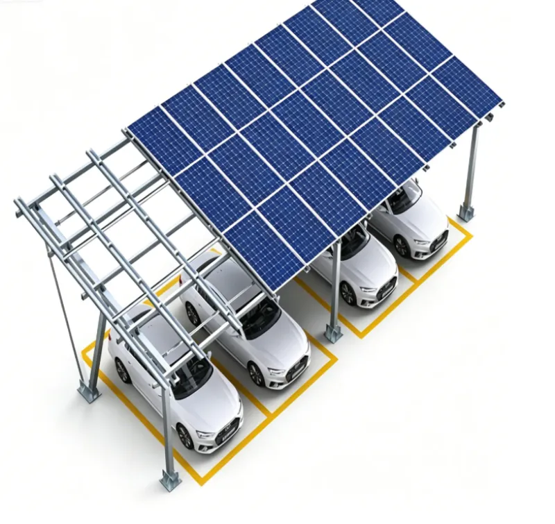Βάση Solar Carport από αλουμίνιο τύπου W