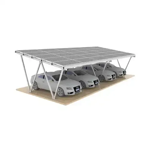 Αδιάβροχο αλουμίνιο τύπου W Solar Carport Mounting