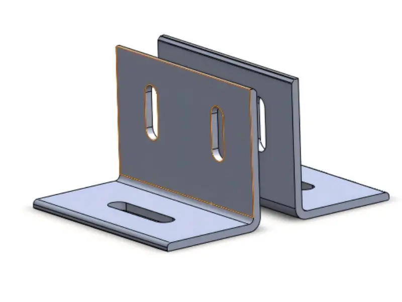 Ηλιακή βάση από χάλυβα διπλής οπής