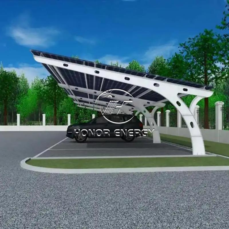 Χάλυβα y Τύπος y Ηλιακή βάση carport